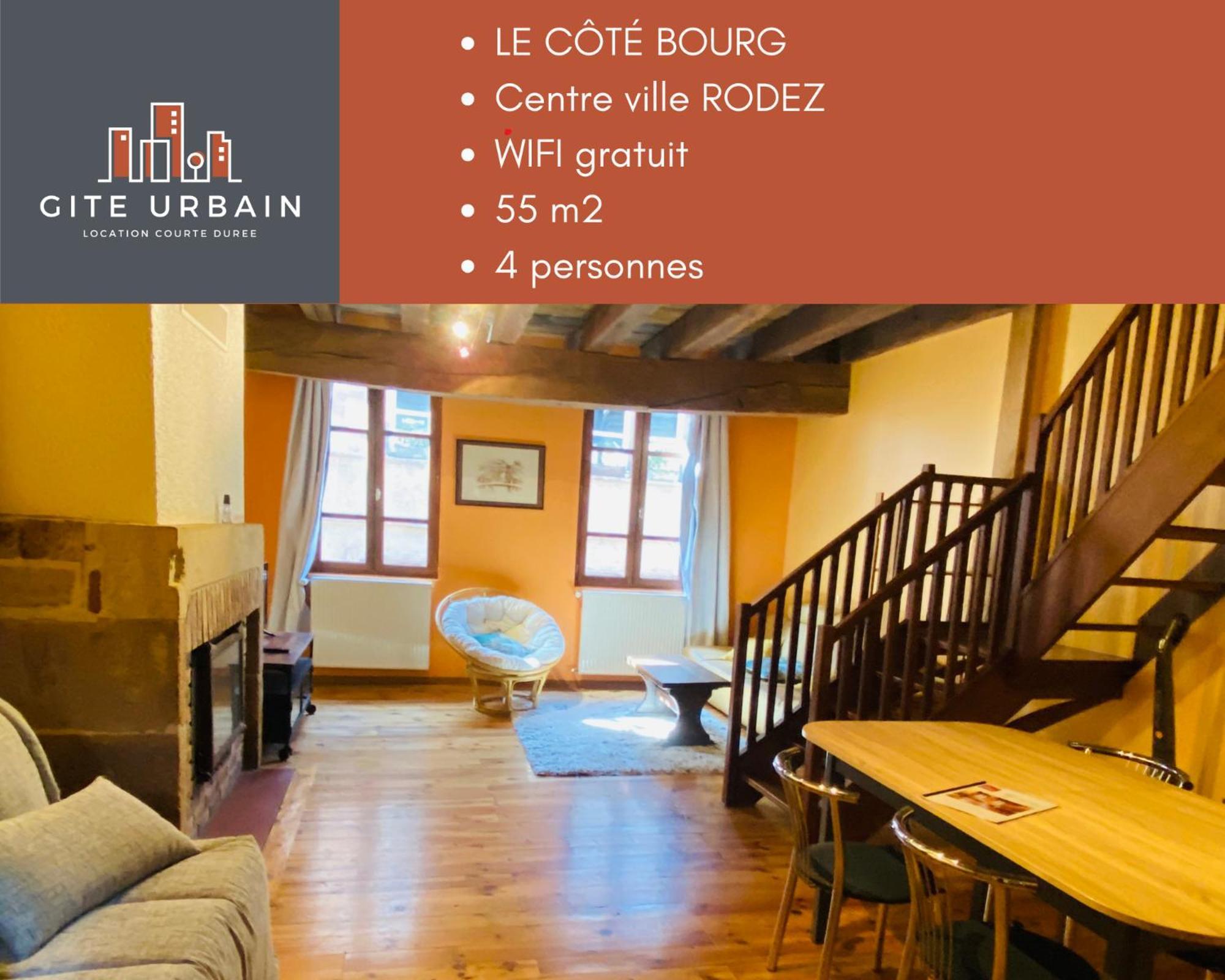 Gite Urbain - Cote Bourg Rodez Exterior photo